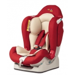 автокресло Liko Baby LB-510, красное в точку