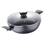 сотейник Bergner Titan Black BG-8188-BK 28 см (кованый алюминий)
