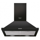 вытяжка кухонная Hotpoint-Ariston HHPN 6.4F AM AN, антрацит