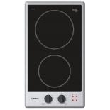 Варочная поверхность Bosch PKE345CA1, черно-серебристая