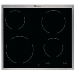 Варочная поверхность Electrolux CPE6420KX, черно-серебристая
