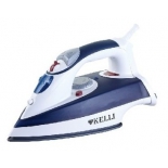 утюг Kelli KL-1625, белый/синий