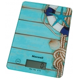 кухонные весы Maxwell MW-1473 B, голубые