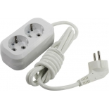 удлинительный кабель Smartbuy SBE-16-2-02-Z 2м, (2 розетки)
