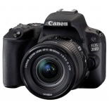 цифровой фотоаппарат Canon EOS 200D Kit (EF-S18-55mm DC III) черный с сумкой