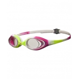 очки плавательные Arena Spider Jr Lime fuchsia/White/Clear (92338 16) детские