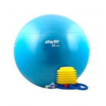 мяч гимнастический Starfit GB-102 85 см с насосом синий