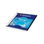 оптический диск Verbatim CD-R 700 Мб, slim case (1 шт)