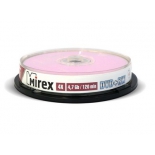 Оптический диск Mirex DVD+RW 4.7 Gb, UL130022A4L, Cake Box (10 шт)