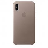 чехол для смартфона Apple для iPhone X Leather Case - Taupe (MQT92ZM/A)