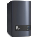 сетевой накопитель WD My Cloud EX2 Ultra 8 Tb (2x USB3, LAN, WDBSHB0080JCH-EEUE), чёрный