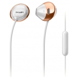 гарнитура для телефона Philips SHE4205BK, бело-золотистая