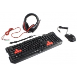 комплект Genius GX Gaming KMH-200, черный