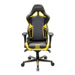 игровое компьютерное кресло DXRACER OH/RV131/NY черное/желтое RACING