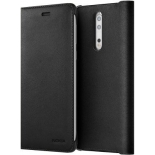 чехол для смартфона Nokia 8 Leather Flip Cover черный