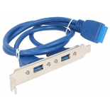 контроллер (плата расширения для ПК) Gembird CC-USB3-RECEPTACLE (планка USB 3.0 порта)