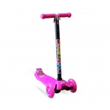 самокат для взрослых Moove&Fun MF-Maxi-LED, розовый
