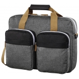 сумка для ноутбука Hama Florence II Notebook Bag 15.6, серая с черным
