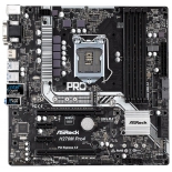материнская плата ASRock H270M PRO4 (mATX, LGA1151, Intel H270, 4xDDR4)