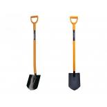 лопата штыковая Fiskars Solid Plus (191413), Чёрно-жёлтая