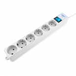 сетевой фильтр PowerCube PRO SPL(5+1)-16B-P-3M, белый