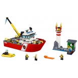 конструктор LEGO Город 60109, Пожарный катер