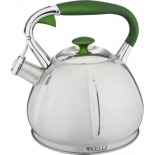 чайник для плиты Kelli KL-4317, 3,0л со свистком (нержавеющая сталь)