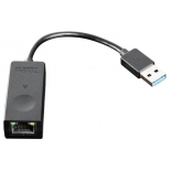 сетевая карта внешняя Lenovo 4X90E51405 (USB - RJ45, M/F), чёрный