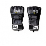 перчатки снарядные Everlast Evergel Weight Lifting 4356BM, черно-серые