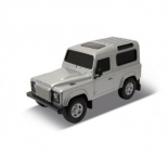 радиоуправляемая модель Welly Land Rover Defender, серебристая