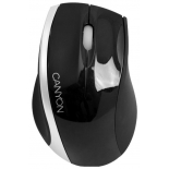 мышка Canyon CNR-MSO01S USB, чёрный/серебро