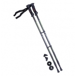 палки для скандинавской ходьбы Berger Longway (77-135 см), чёрно-ярко-зелёные