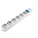 сетевой фильтр Power Cube PRO SPL(5+1)-16B-P-5M, белый