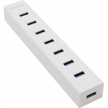 USB-концентратор Orico H7013-U3-WH (USB 3.0, 7 портов), белый