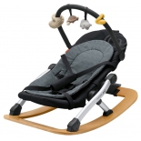 детское кресло-шезлонг Concord Rio Walnut Brown 2016, черное