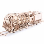 конструктор Ugears - Локомотив с тендером, 3D-пазл