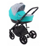 коляска Lonex Comfort Gallaxy COM-G-09 бирюза/зигзаг