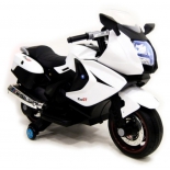 электромобиль RiverToys Superbike Moto A007MP, белый