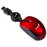 мышка Genius Micro Traveler Ruby USB, Красная