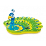 матрац надувной Intex Павлин Peacock Island 57250 (193х163x94см)