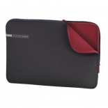 сумка для ноутбука Чехол Hama Notebook 13.3, серый/красный
