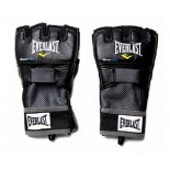 перчатки снарядные Everlast Evergel Weight Lifting 4356BX, черно-серые
