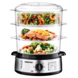 пароварка электрическая CENTEK CT-1457 (пластик/металл)