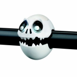 велофонарь Crazy Stuff Skull Light с брелком-фонариком