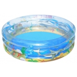 бассейн надувной Bestway Transparent Sea Life 51045 (круглый)
