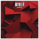весы напольные Scarlett SC-BS33E086, красные