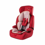 автокресло детское Liko Baby 515 B 1-2-3 (9-36 кг), кирпичное/лен