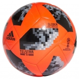 мяч футбольный Adidas WC2018 Telstar Glider (р. 4), серо-черно-красный