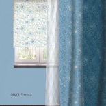 штора рулонная Волшебная Ночь 713795 (140x175), стиль Прованс, Emma, белая