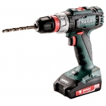 Дрель Metabo BS 18 L Quick 2.0Ач х2 кейс (безударная)
